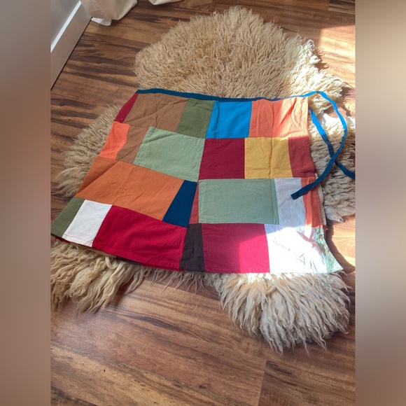 Handmade patchwork wrap skirt - Picture 2 of 3